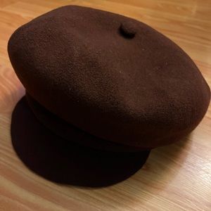 Kangol Spitfire Wool Blend Newsboy Cap Black Adult Small